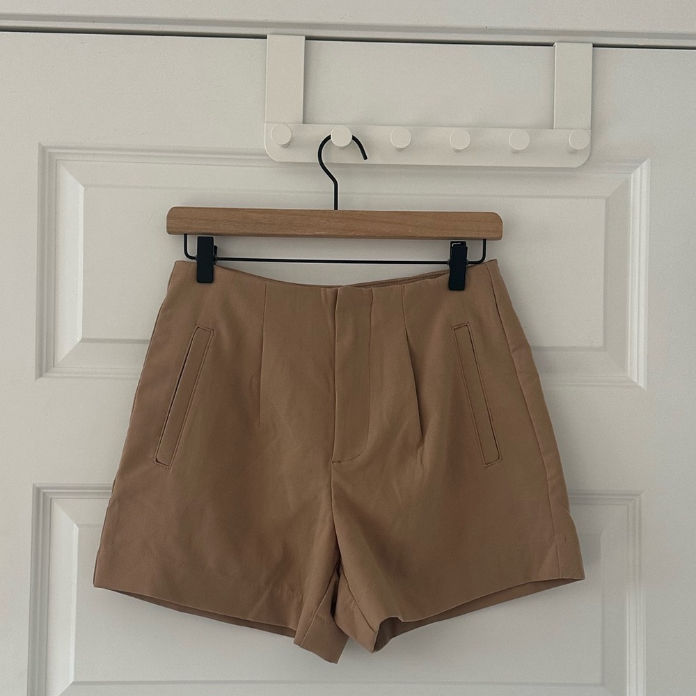 a new day High Waist Tan Shorts